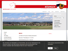 Tablet Screenshot of boesingen.ch