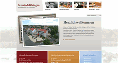 Desktop Screenshot of boesingen.de